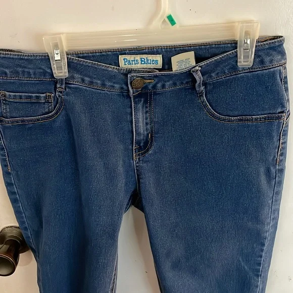 Paris Blues Women's Blue Jean Capris 15 - Picture 2 of 6